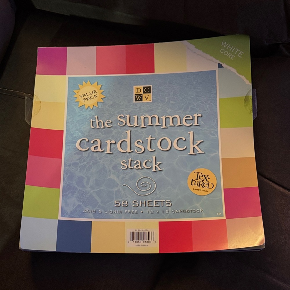 Summer Cardstock Stack - Multicolor